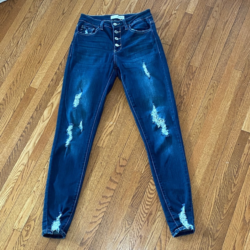 Kancan distressed jeans